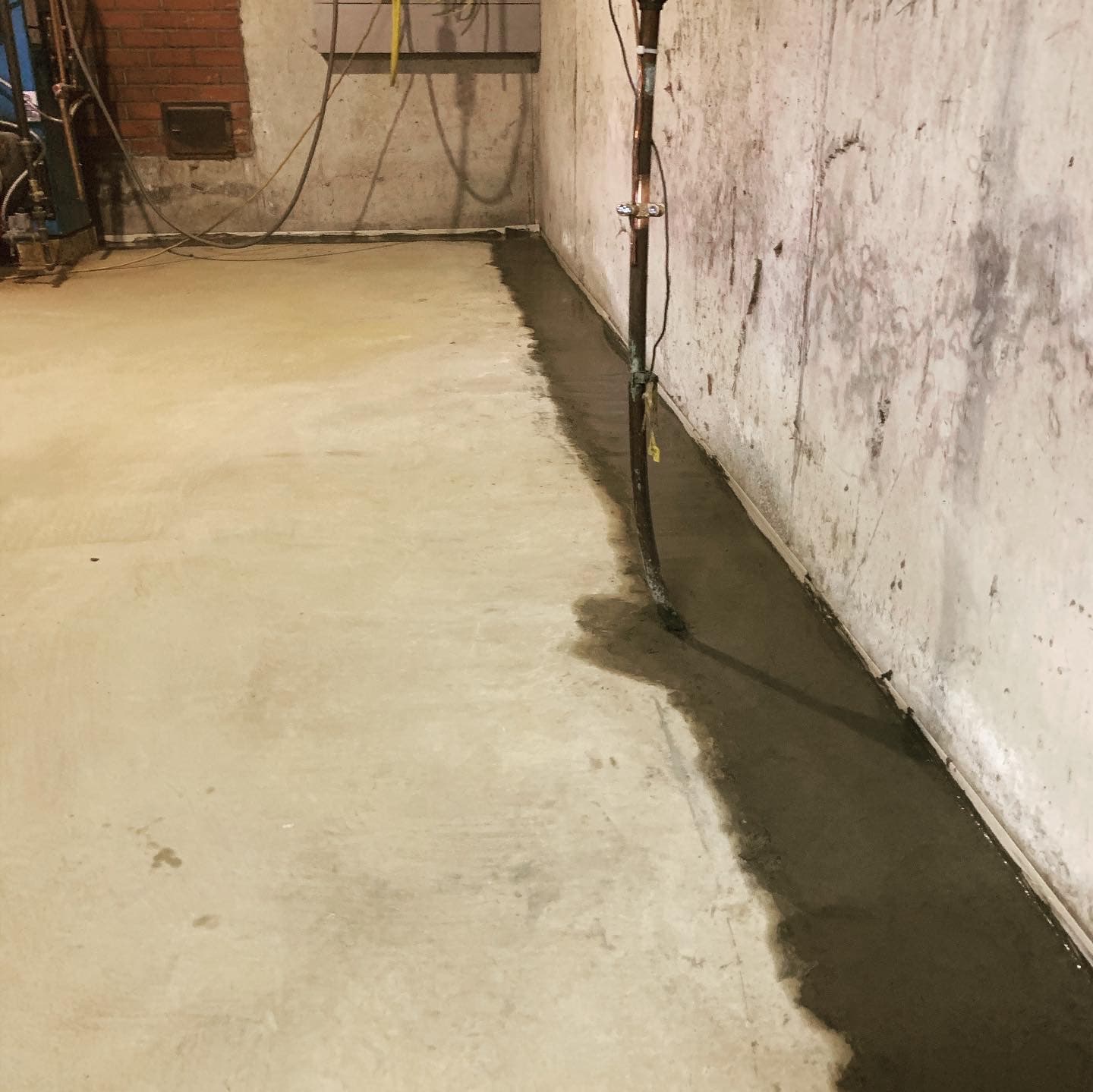 Basement waterproofing